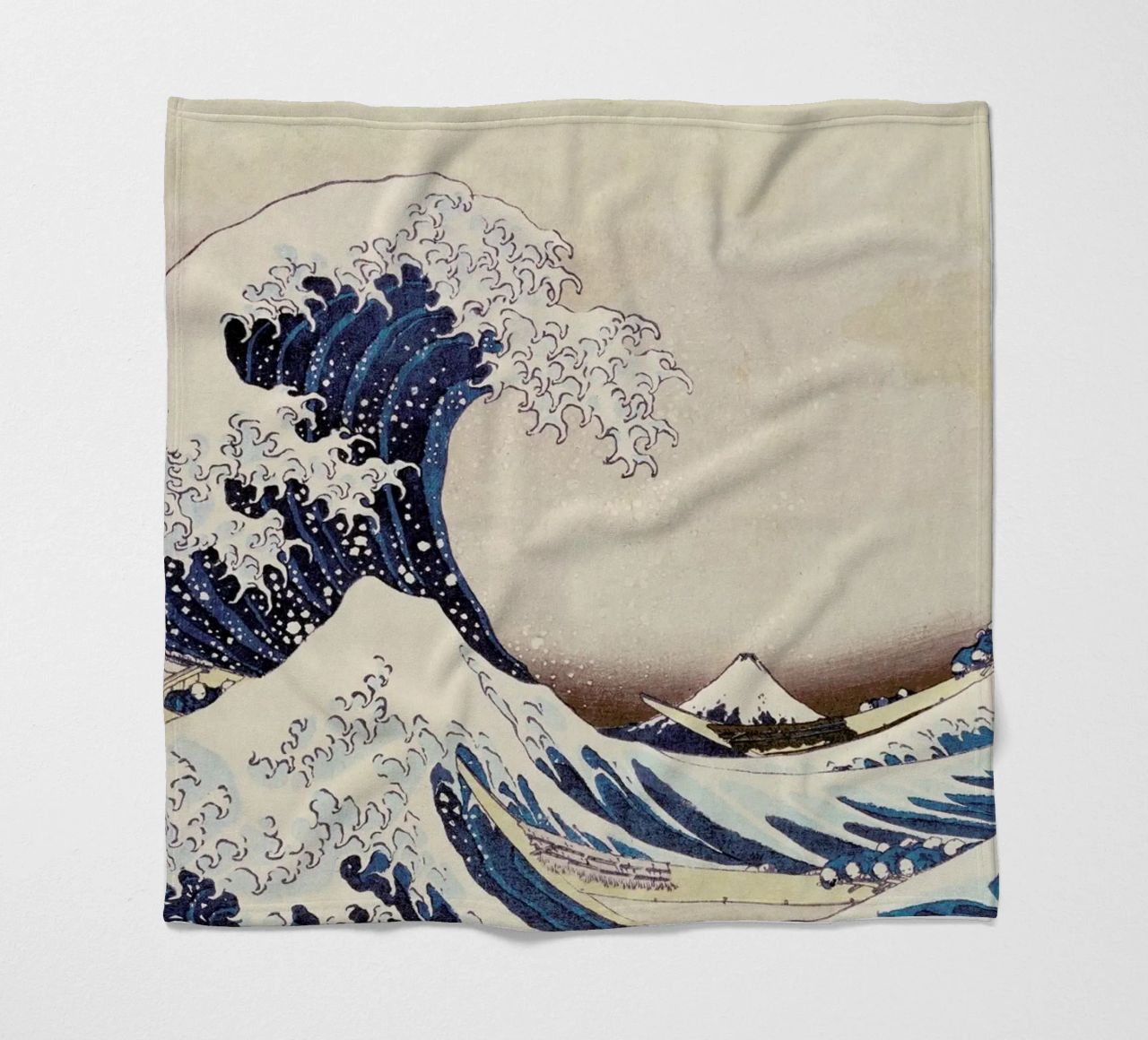 Hokusai - The Great Wave off Kanagawa fleece blanket by ARTOTHEK