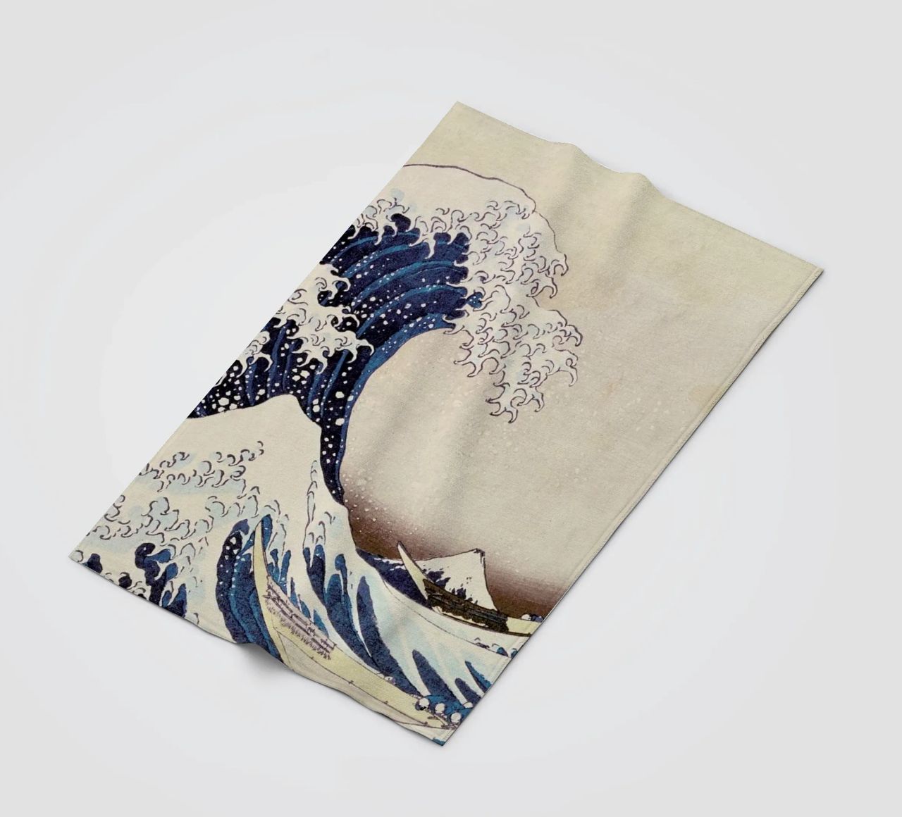 Hokusai - The Great Wave off Kanagawa fleece blanket by ARTOTHEK