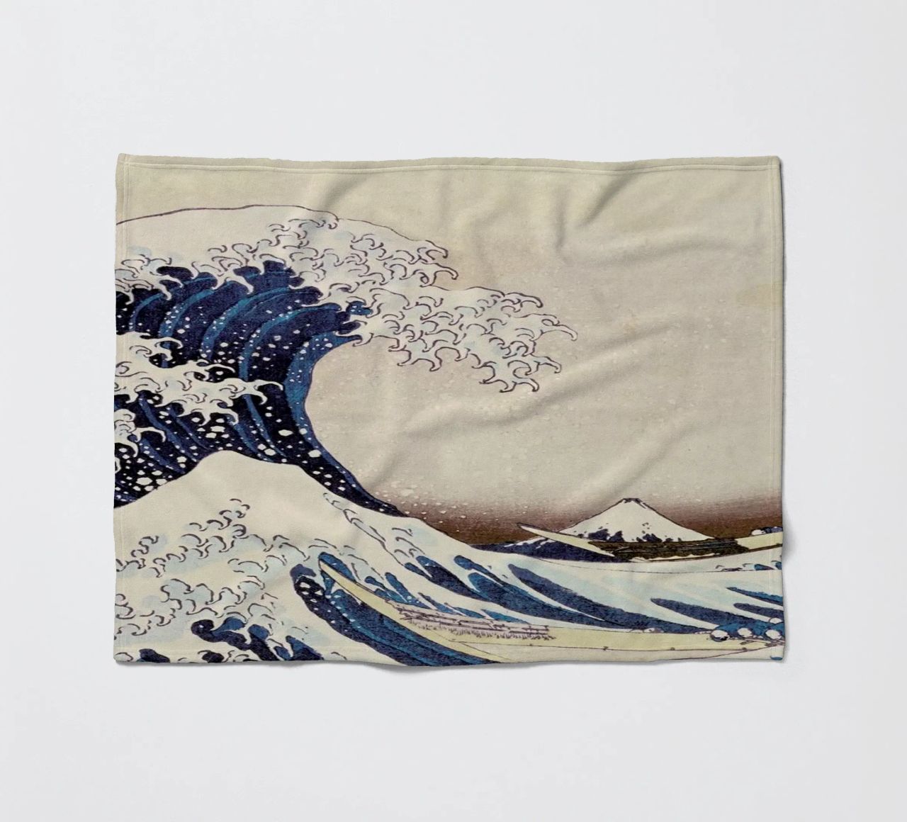 Hokusai - The Great Wave off Kanagawa fleece blanket by ARTOTHEK