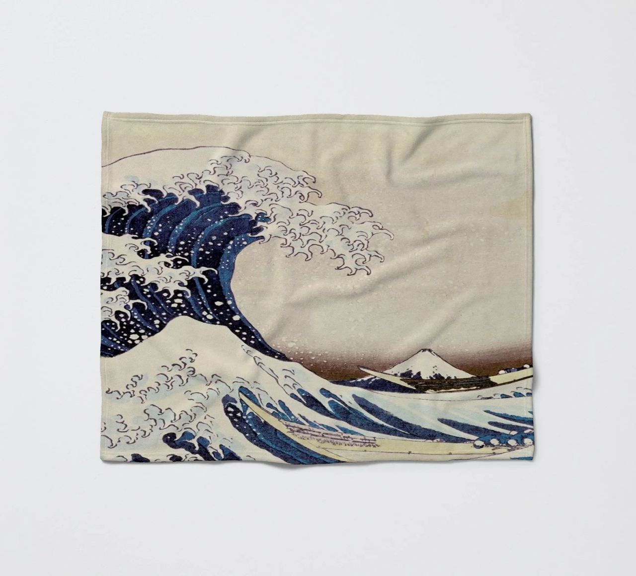 Hokusai - The Great Wave off Kanagawa fleece blanket by ARTOTHEK