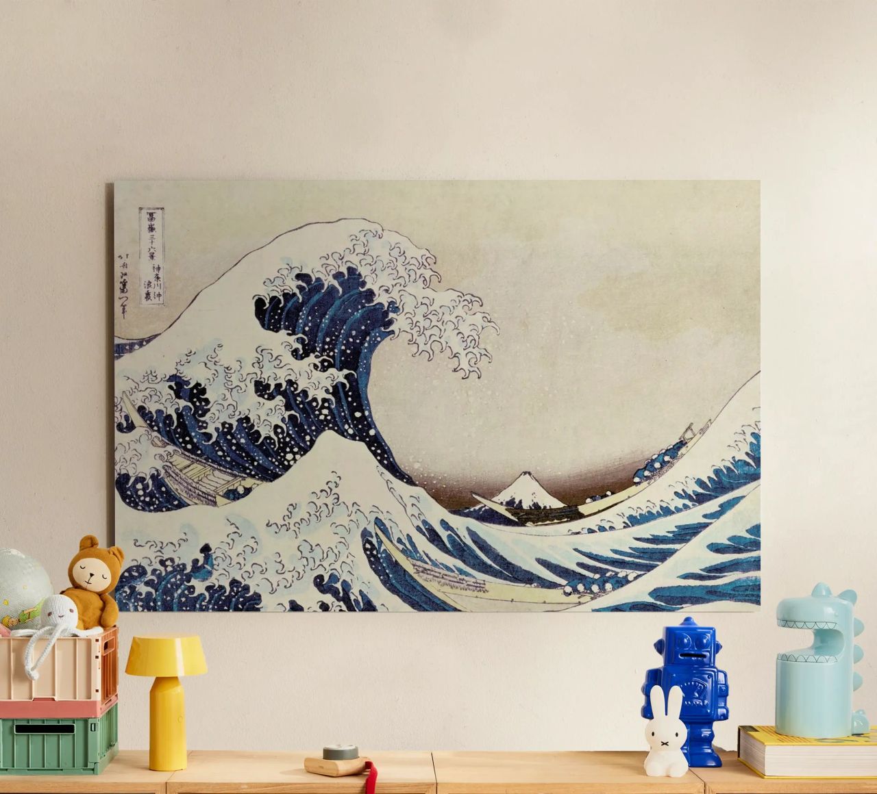 Hokusai - The Great Wave off Kanagawa alluminio dibond da ARTOTHEK