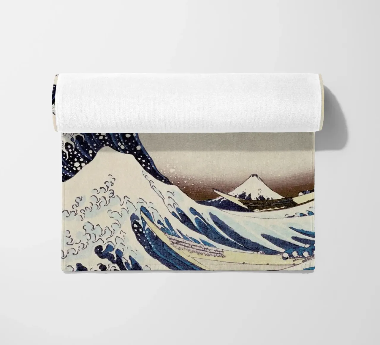 Hokusai - The Great Wave off Kanagawa beach towel by ARTOTHEK