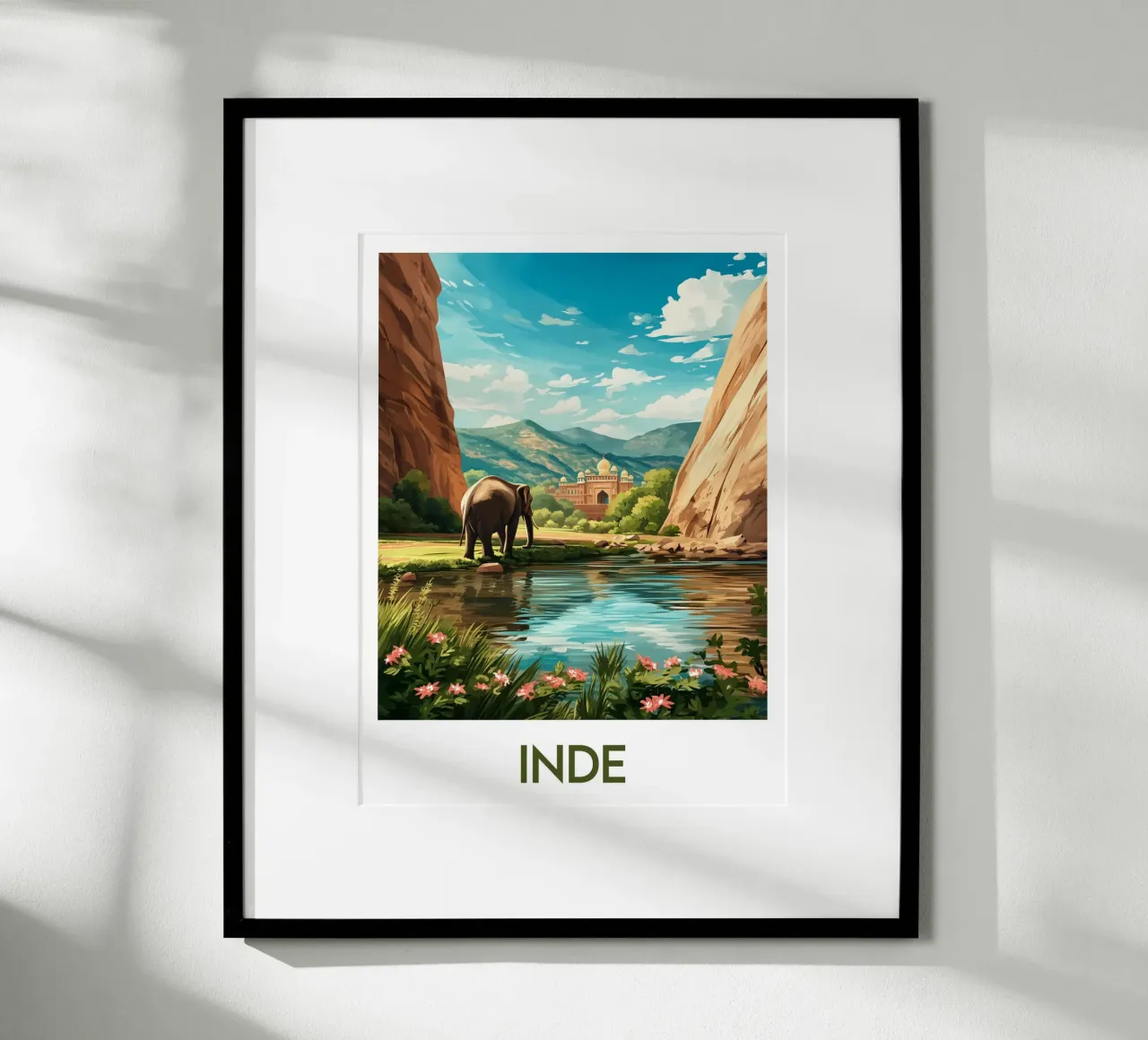 Affiche Inde poster da Frame the World