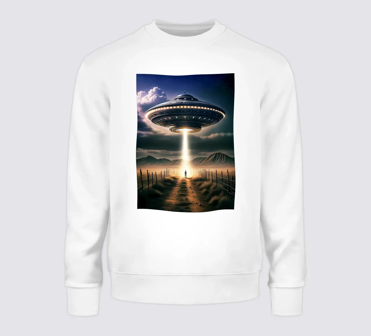 Misteriosi UFO e arte aliena felpa da kembangross