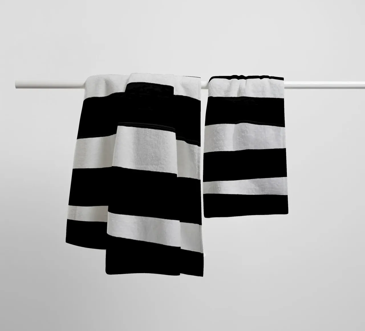 Black Flow No 04 asciugamano da bagno da treechild