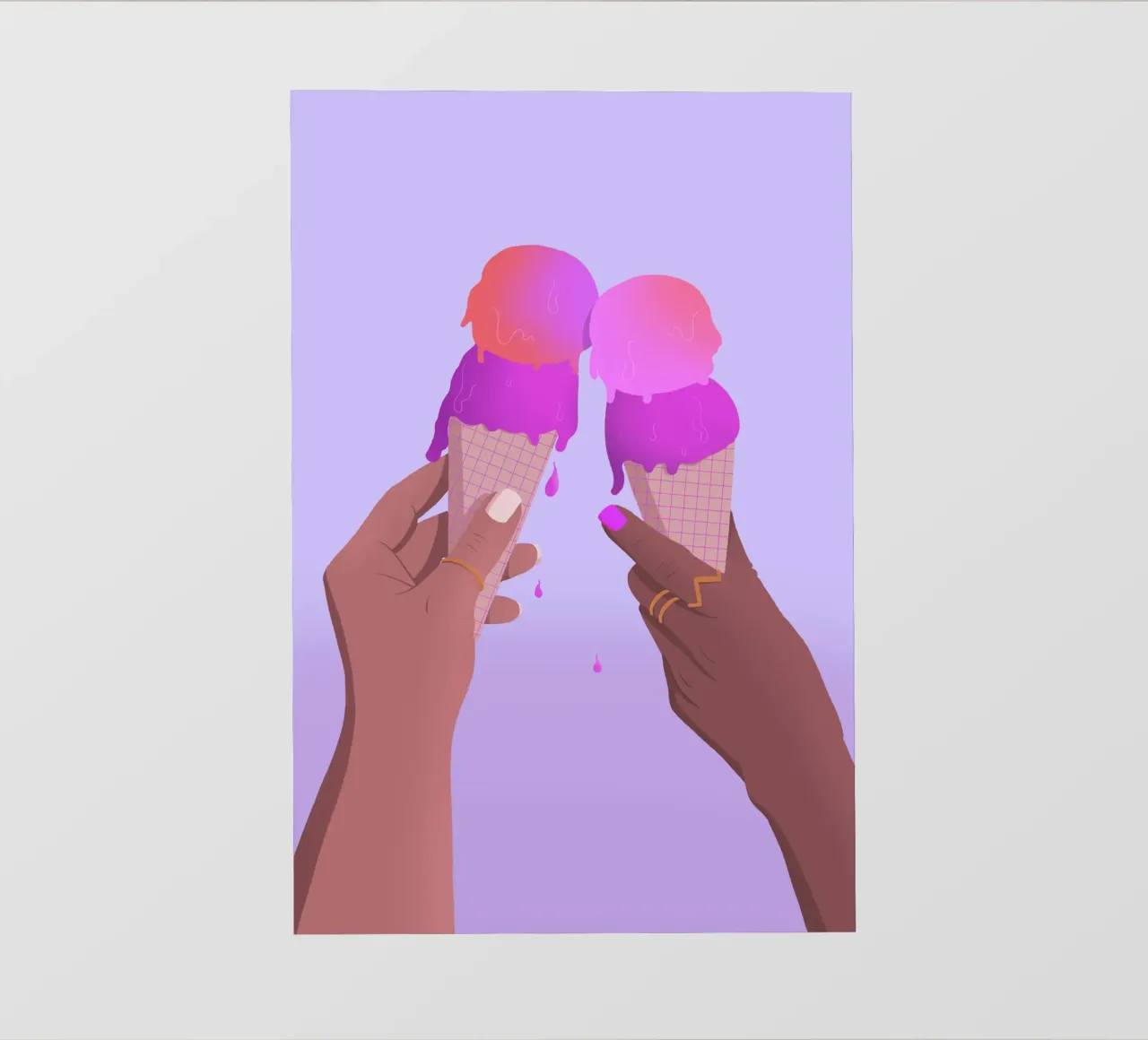 Ice ice baby! telo in pvc da Vronika Illustration & Artwork