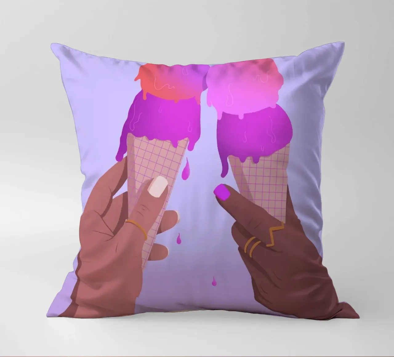Ice ice baby! cuscino da Vronika Illustration & Artwork