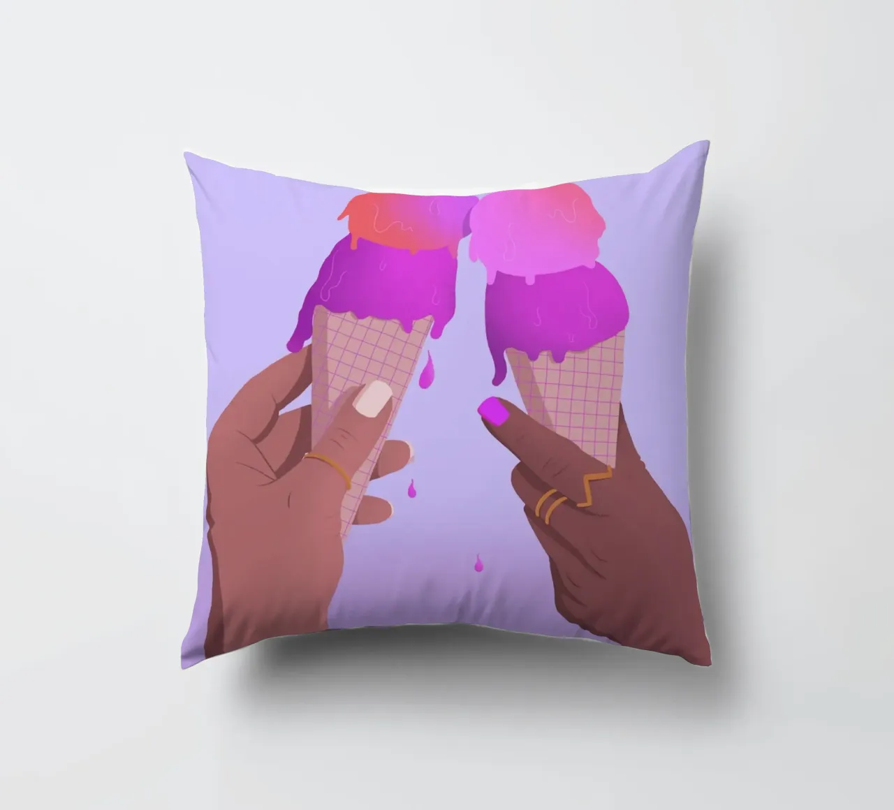 Ice ice baby! cuscino da Vronika Illustration & Artwork