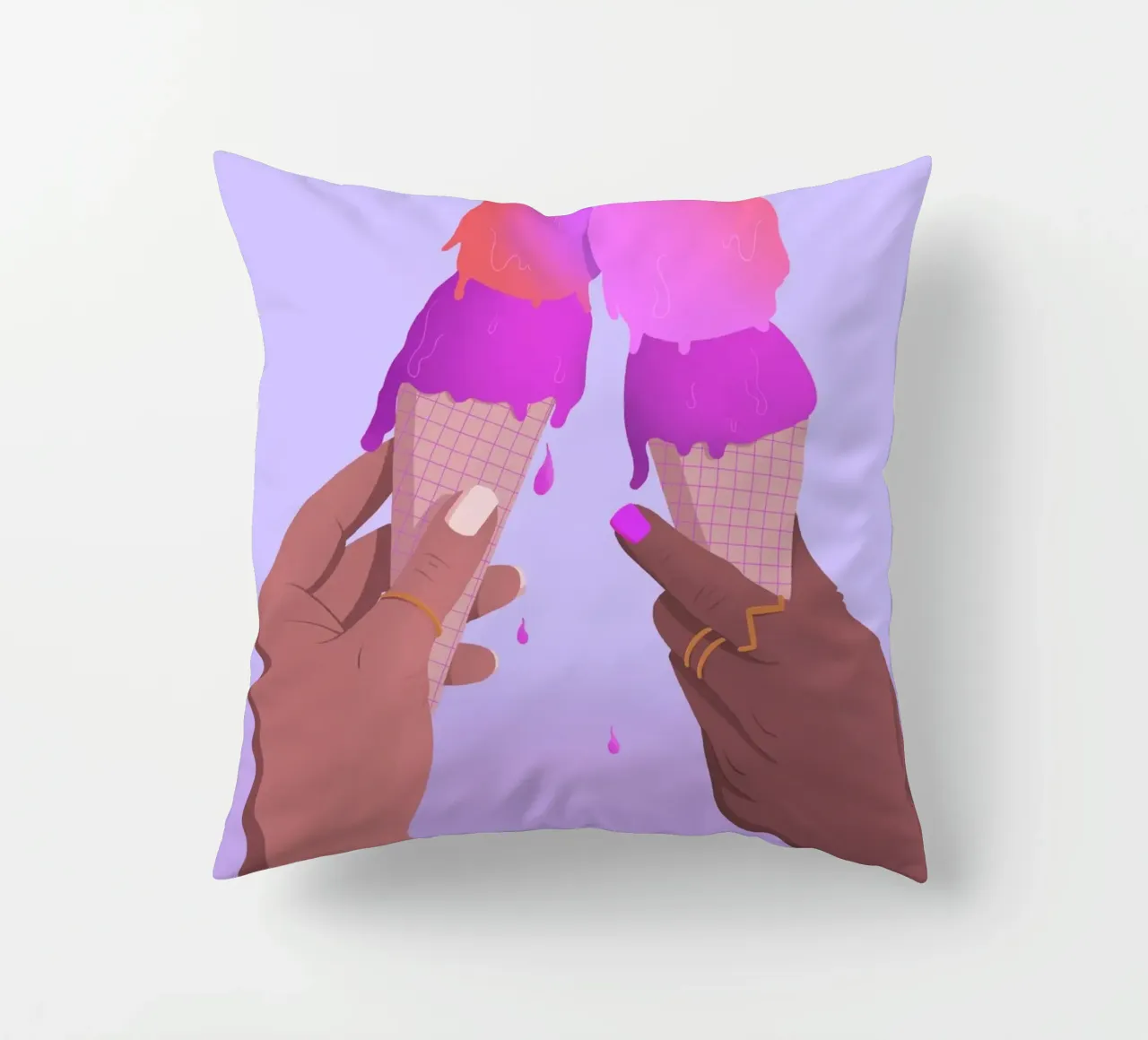 Ice ice baby! cuscino da Vronika Illustration & Artwork