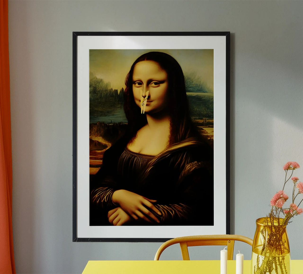 Parodie de la Joconde poster de kembangross