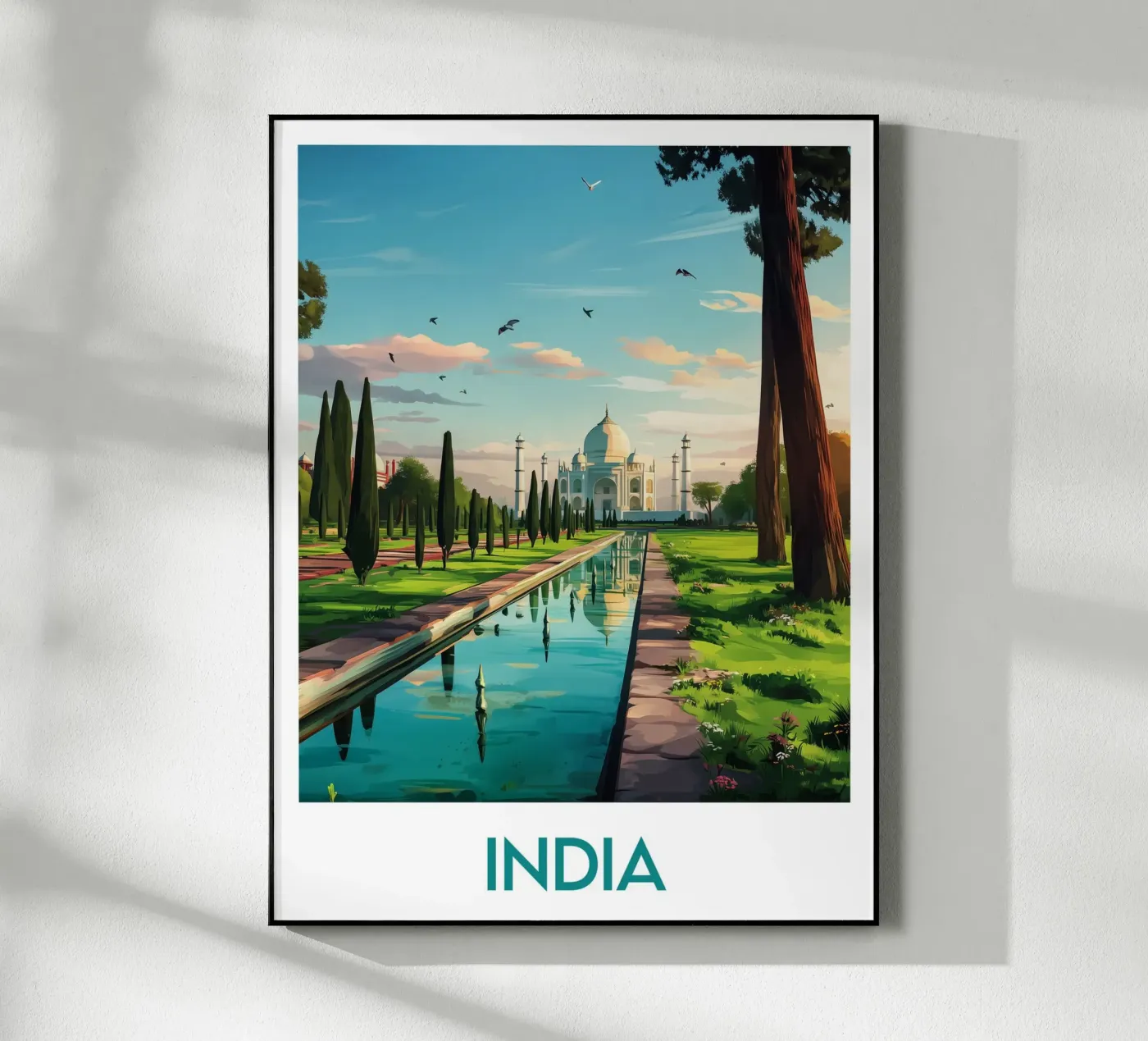 Affiche Inde plexiglas de Frame the World