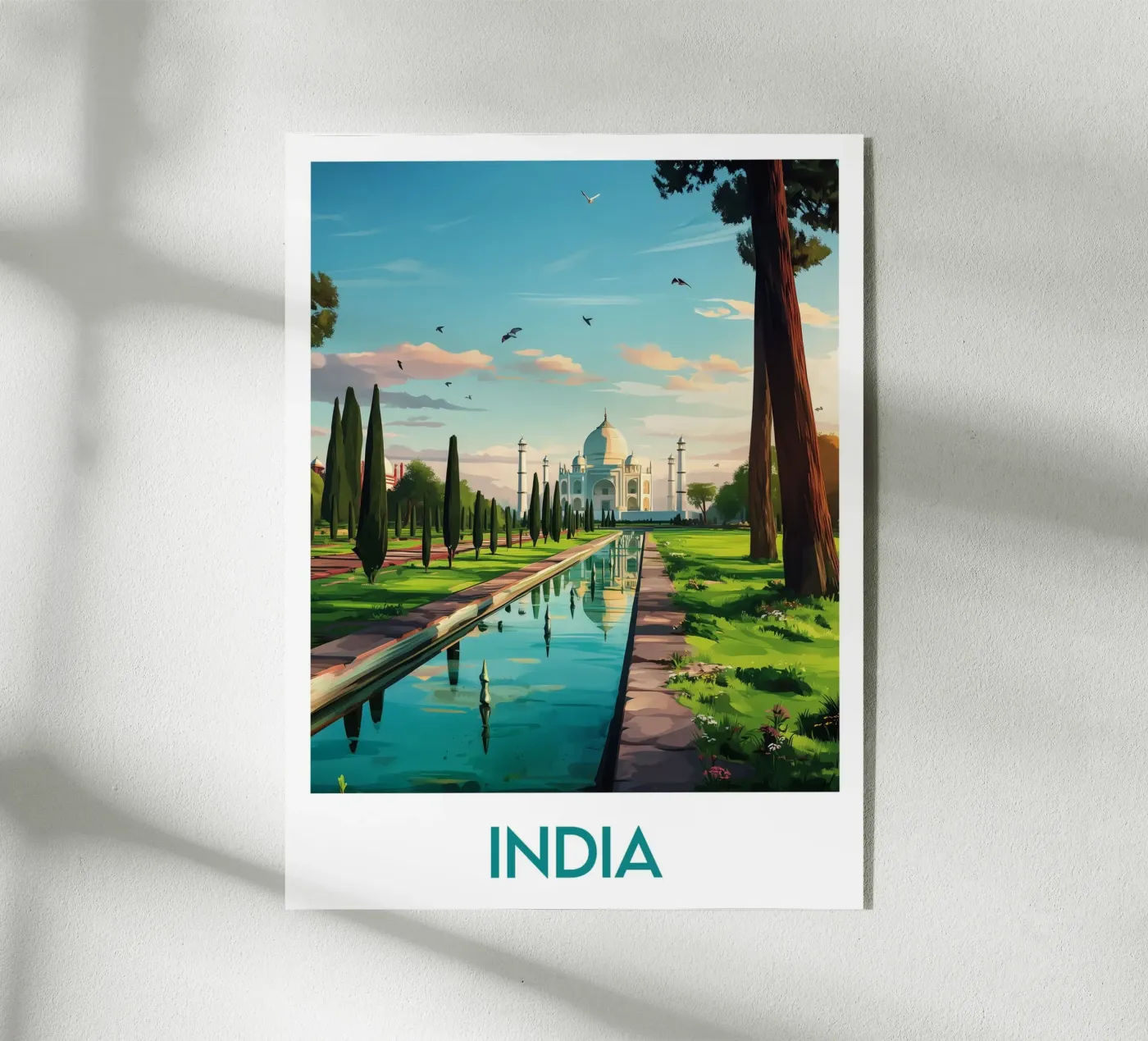 Affiche Inde plexiglas de Frame the World