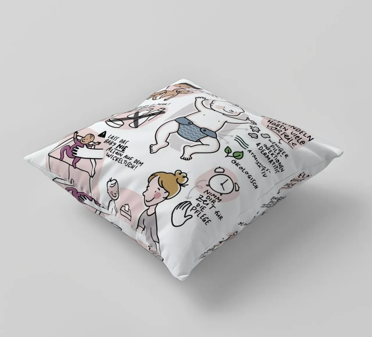 Babypflege cuscino da Geborgen Wachsen x JUNIQE