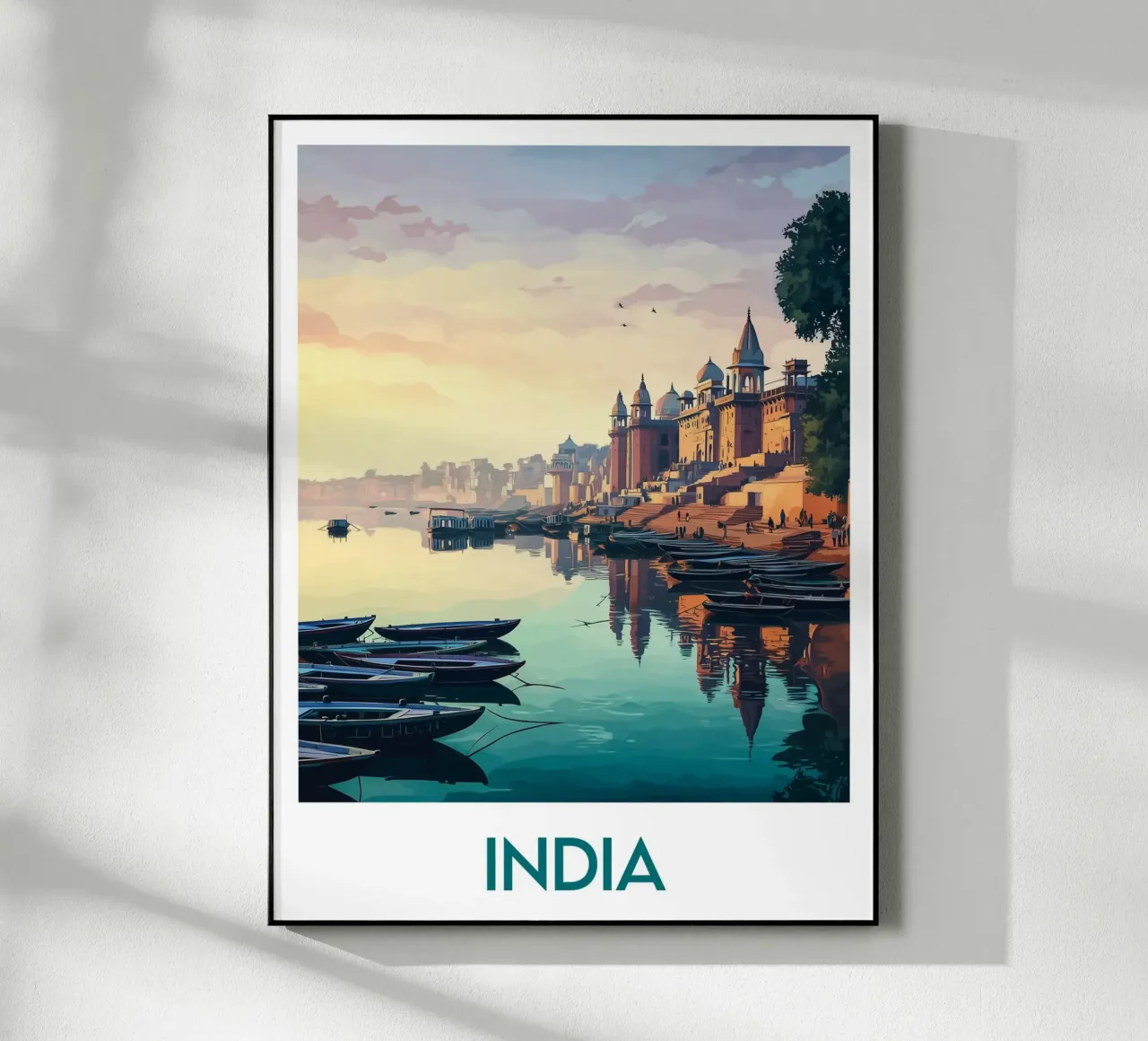 Affiche Inde plexiglass da Frame the World