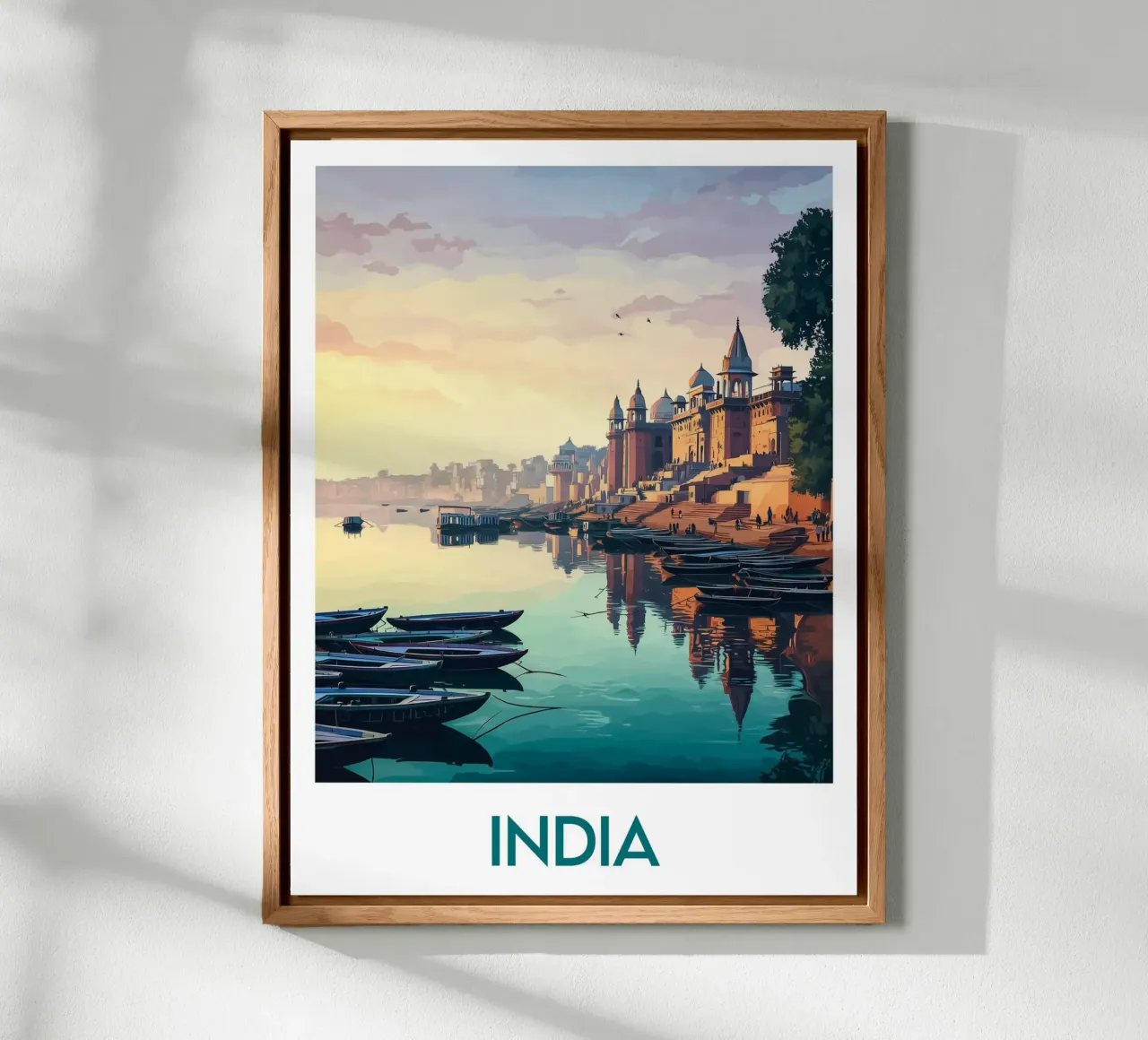Affiche Inde alluminio dibond da Frame the World