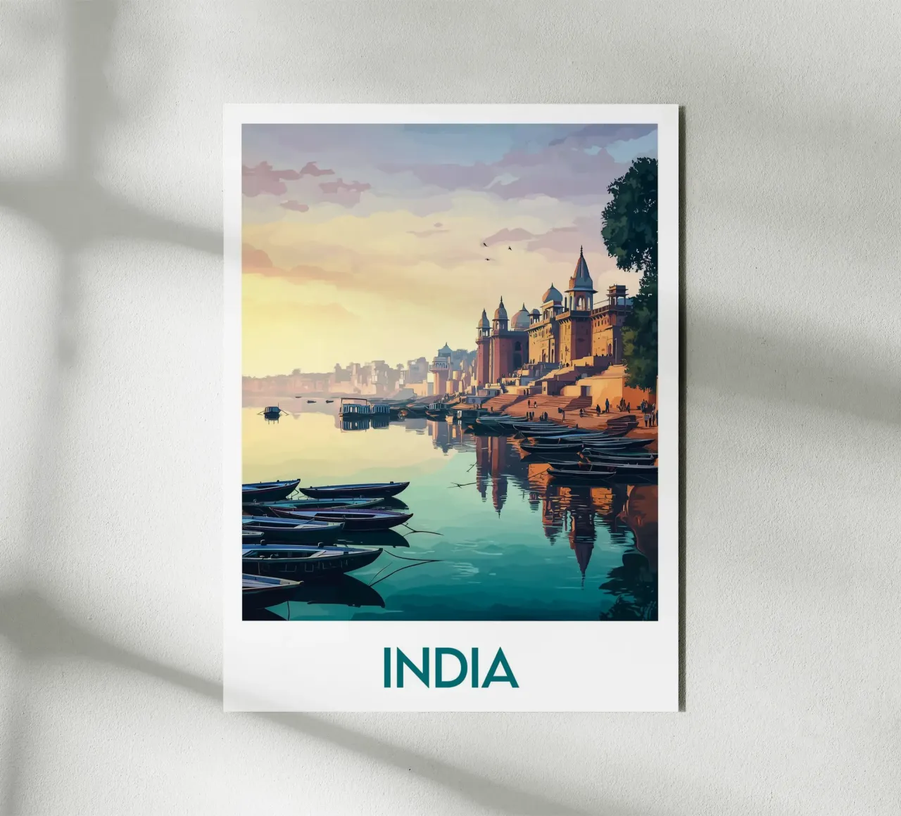 Affiche Inde alluminio dibond da Frame the World
