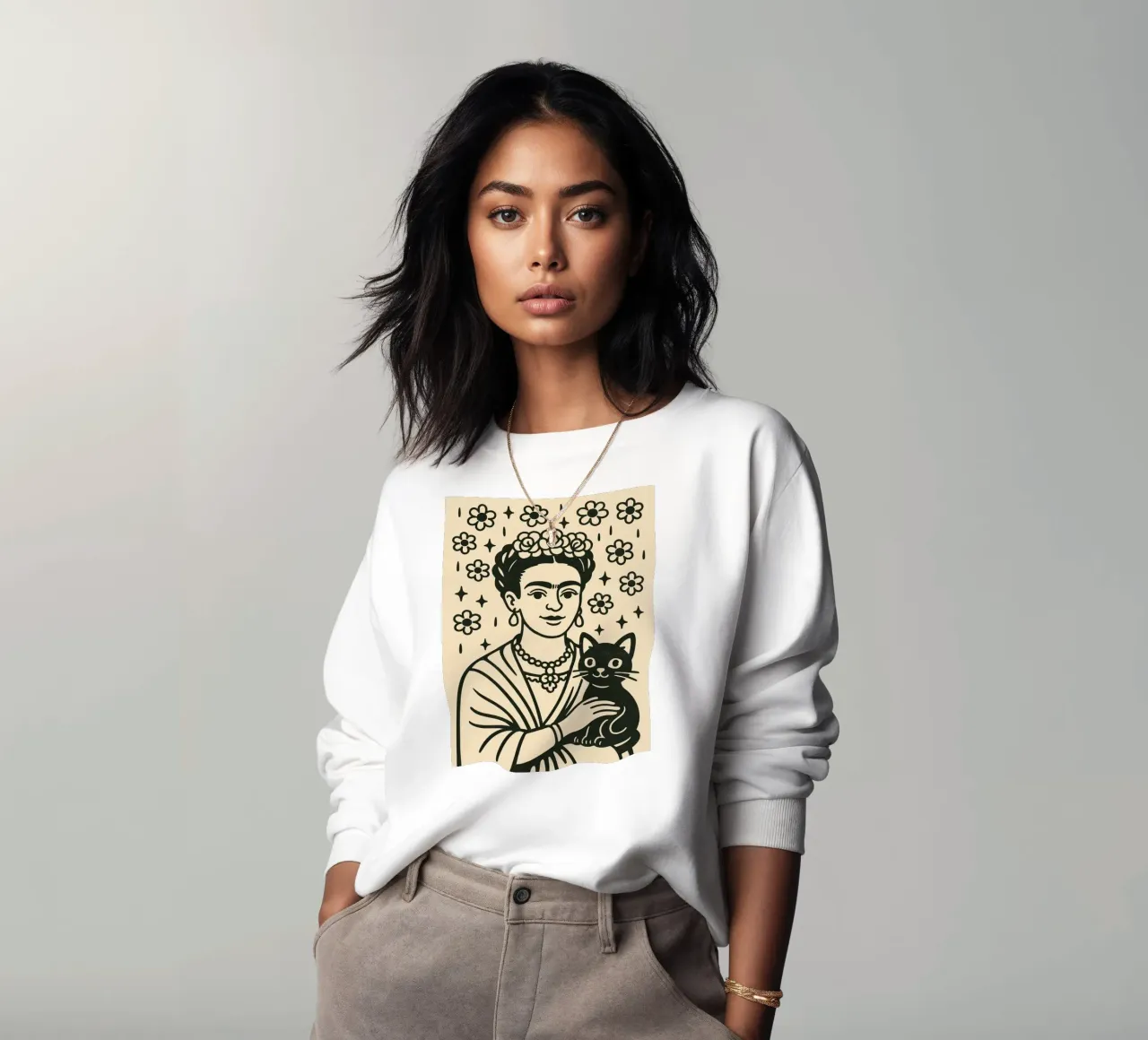 Vintage Vibes No 10 felpa da treechild