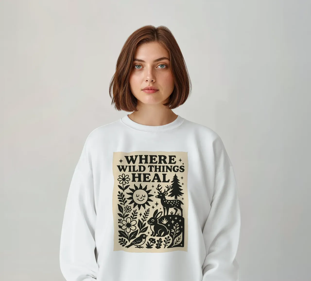 Vintage Vibes No 09 felpa da treechild