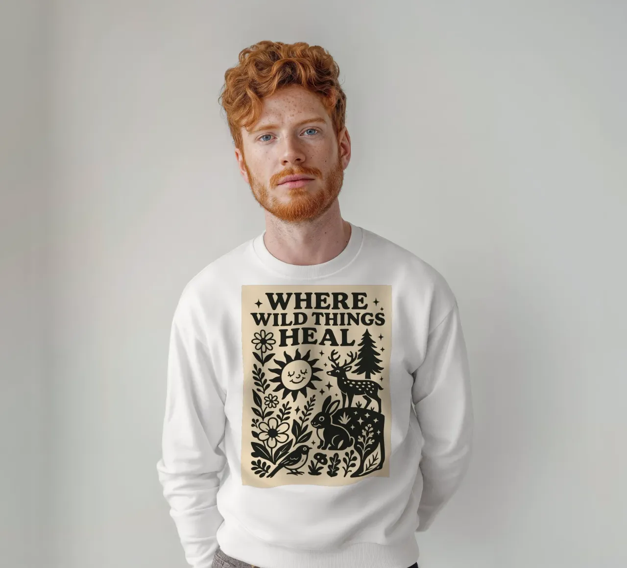 Vintage Vibes No 09 felpa da treechild
