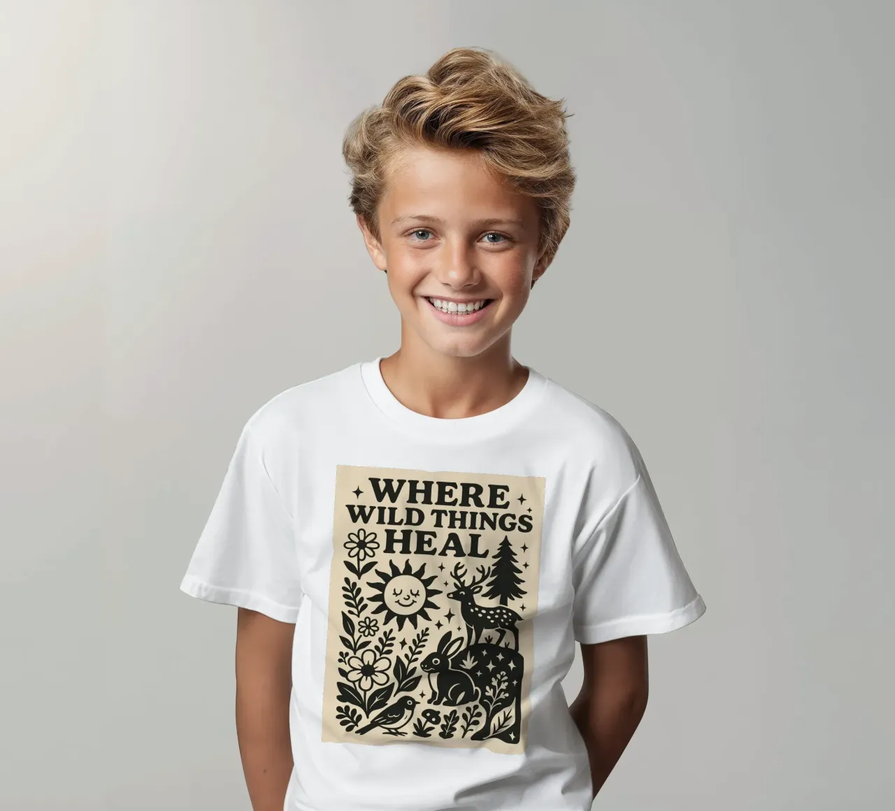 Vintage Vibes No 09 t-shirt bambini da treechild