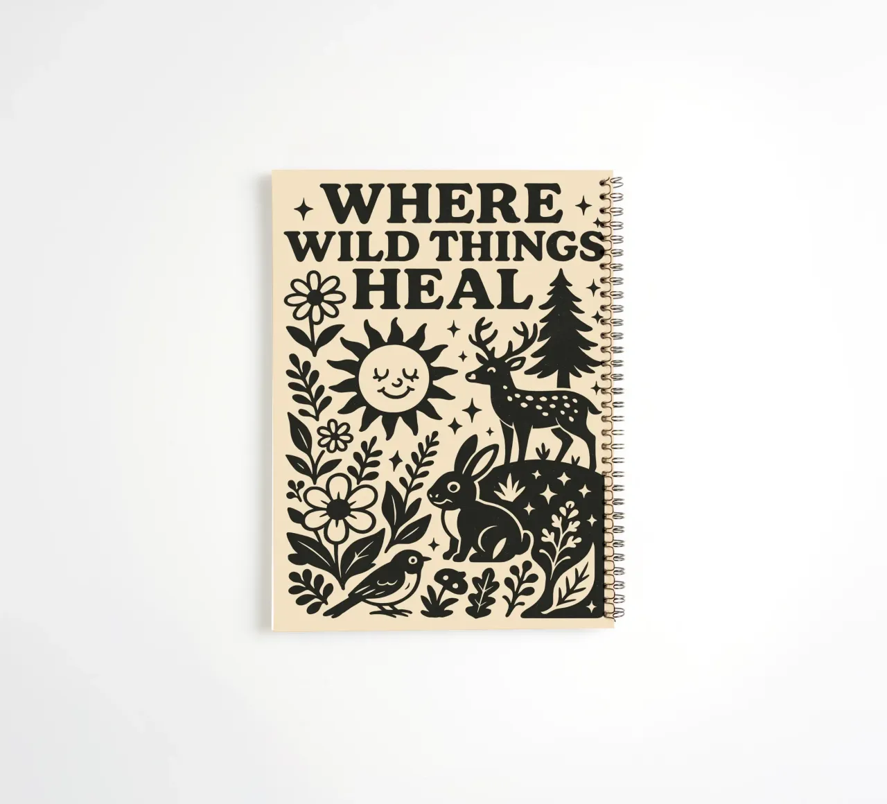 Vintage Vibes No 09 diario ad anelli da treechild