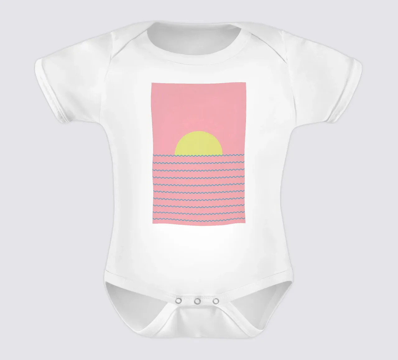 Every Day The Sun Rises body neonato maniche corte da Rosi Feist