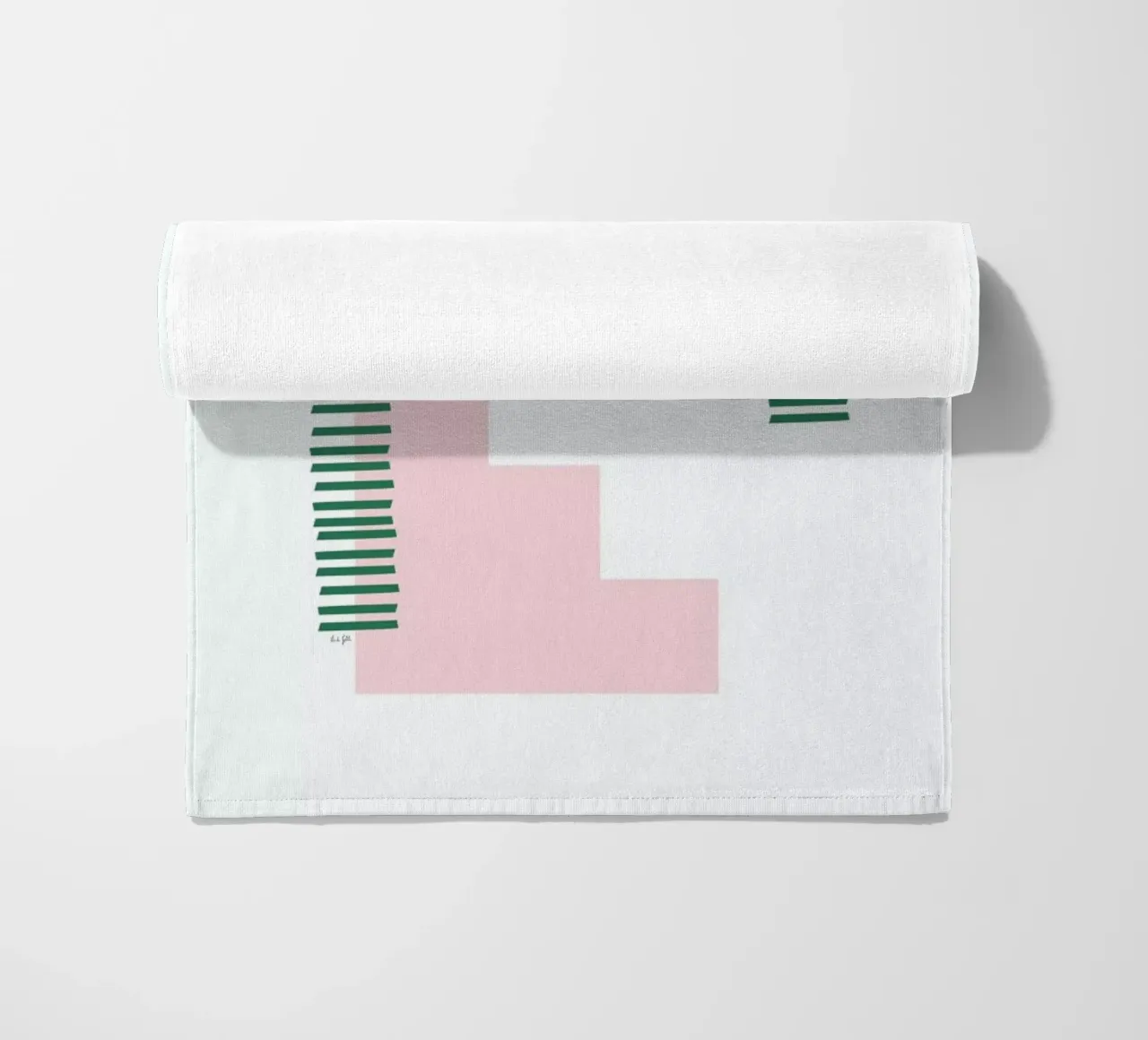 Yin Yang beach towel by Linda Gobeta