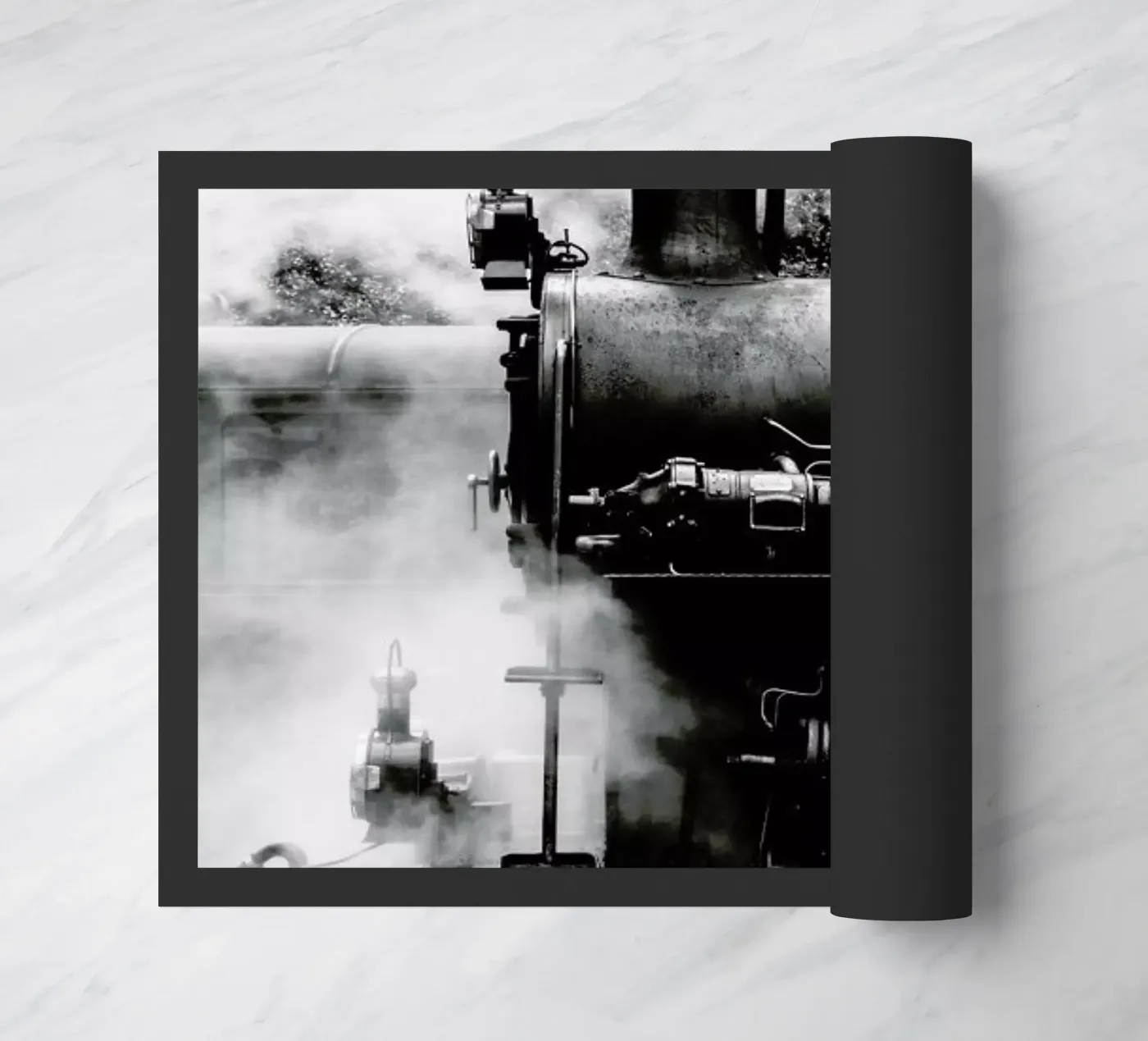 Steam Train doormat by METROPOLIS