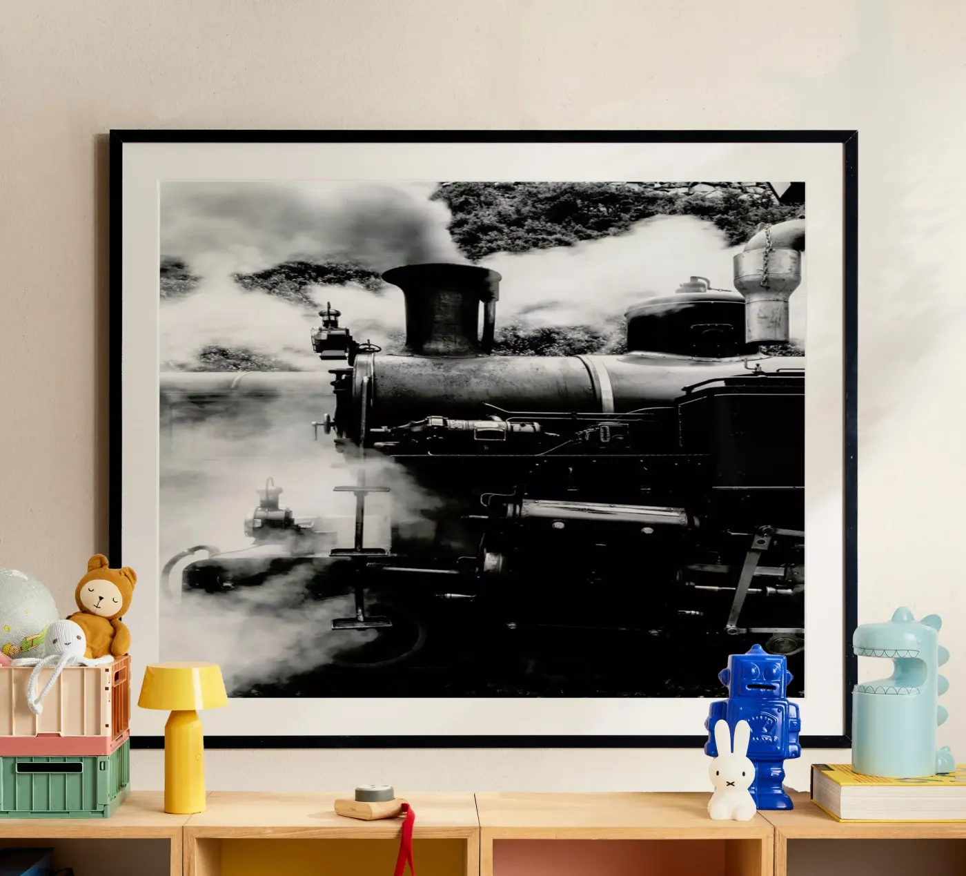 Steam Train poster by METROPOLIS