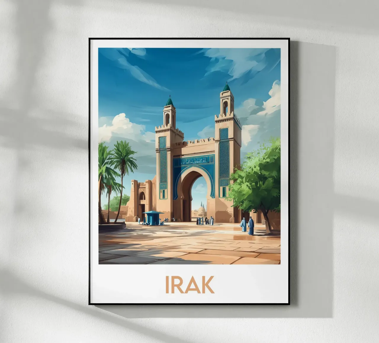 Affiche Irak plexiglass da Frame the World