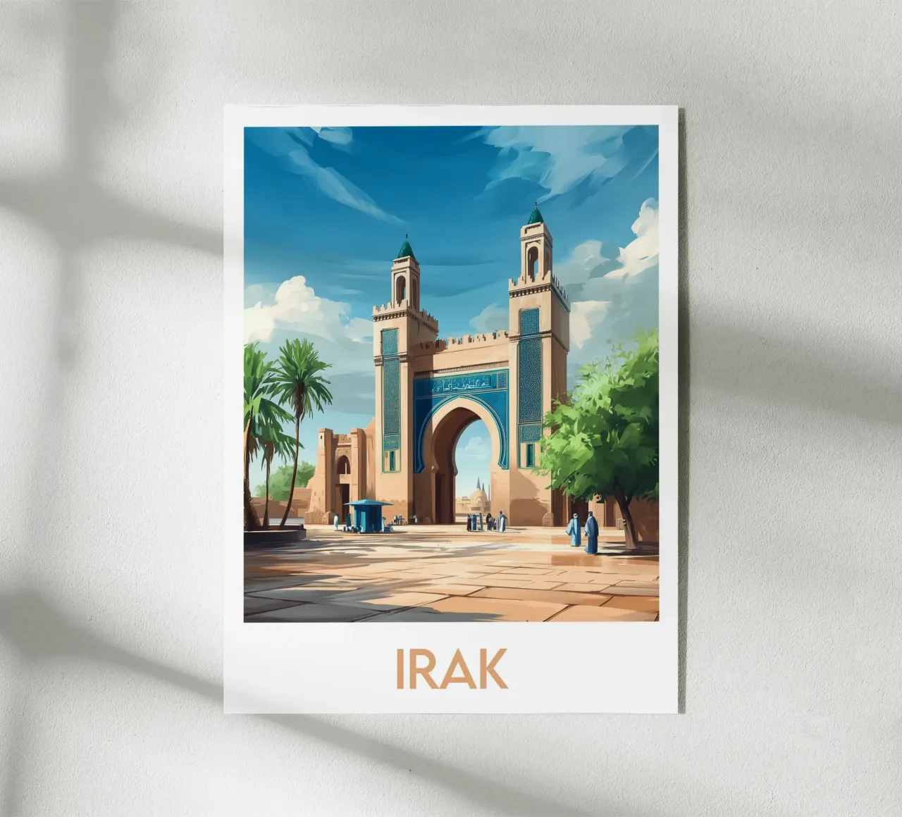Affiche Irak plexiglass da Frame the World