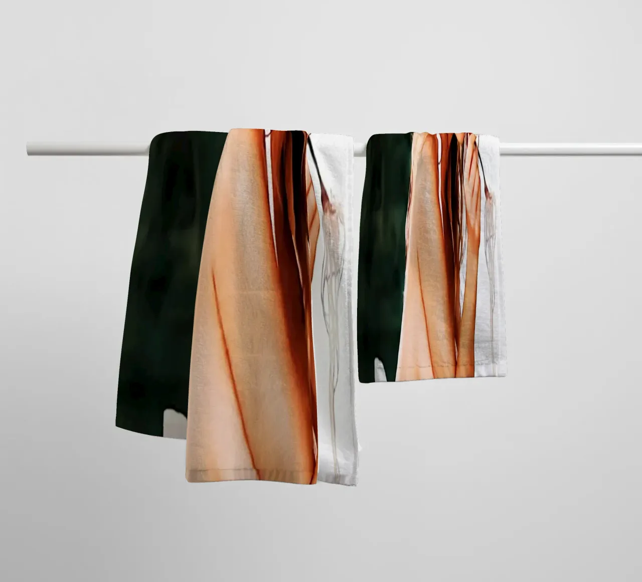 Woman Eating Spaghetti Art towel by kembangross