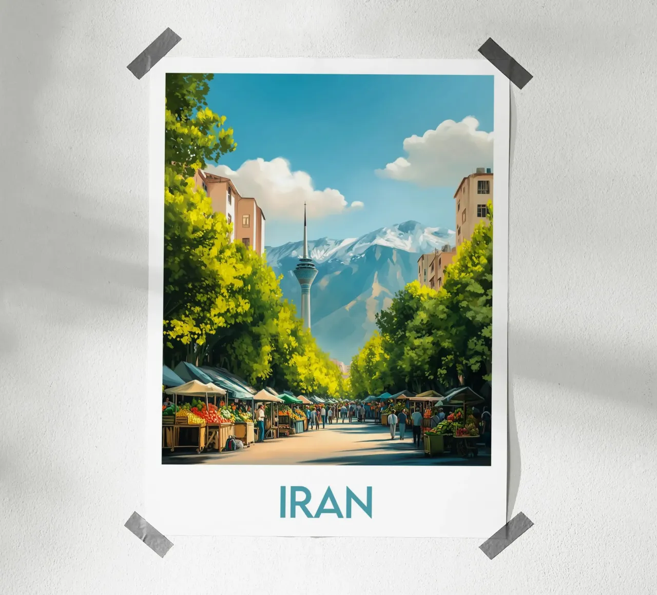 Affiche Iran poster da Frame the World