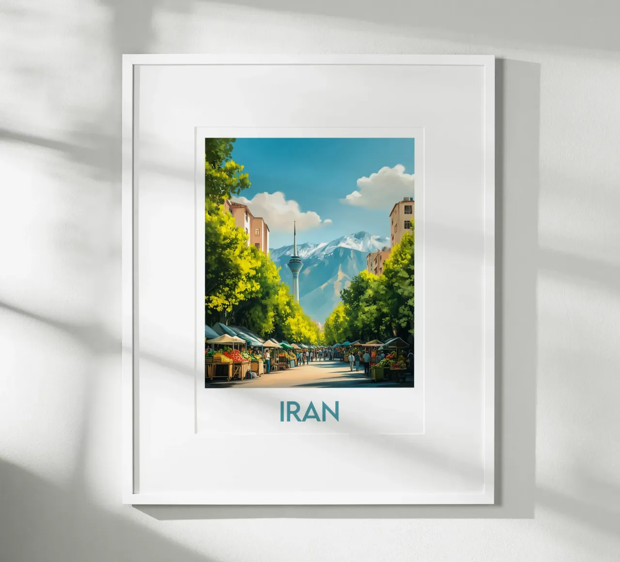 Affiche Iran poster da Frame the World