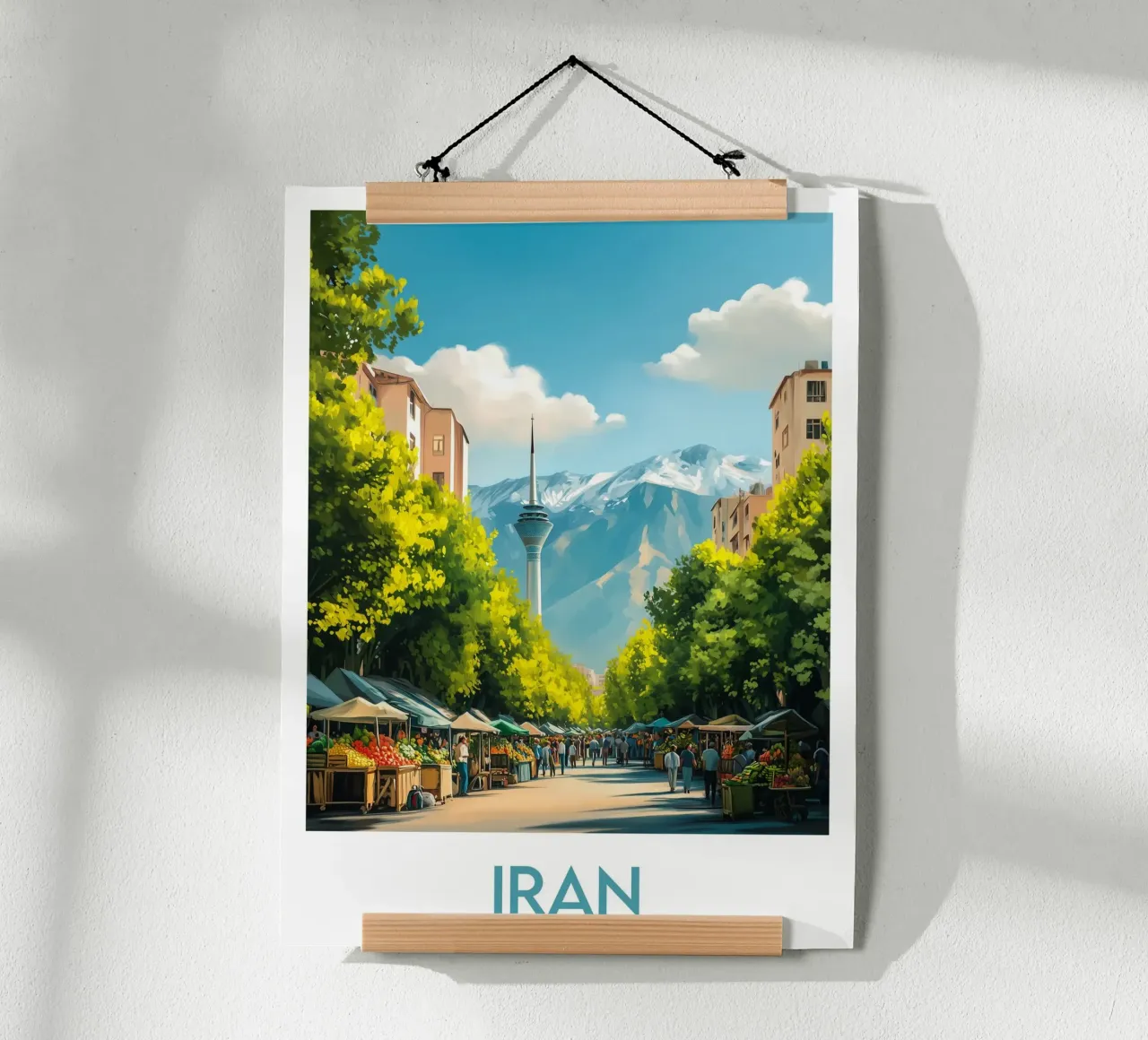 Affiche Iran poster da Frame the World