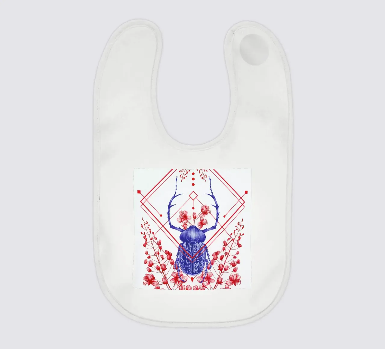 Evolution 2 baby bib by The White Deer