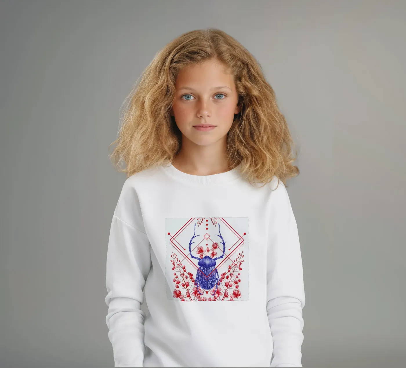 Evolution 2 kinder sweatshirt van The White Deer