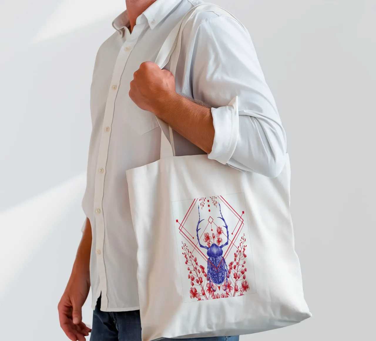 Evolution 2 tote bag by The White Deer