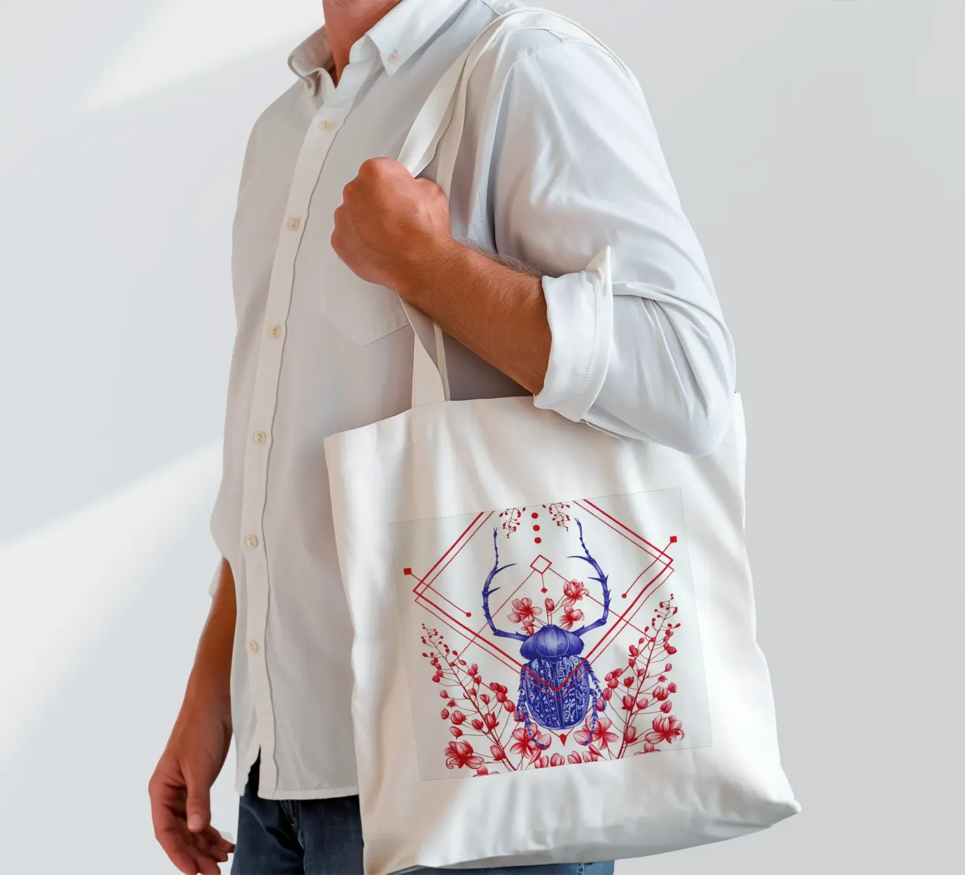Evolution 2 borsa in juta da The White Deer