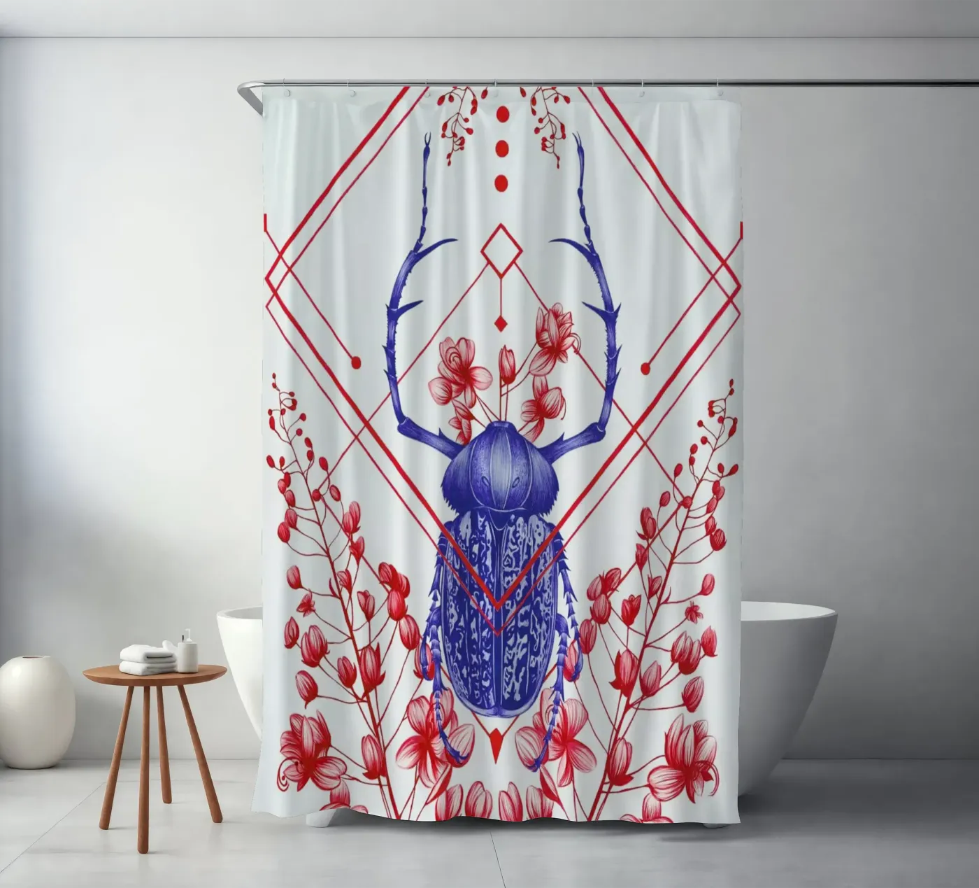 Evolution 2 Duschvorhang von The White Deer