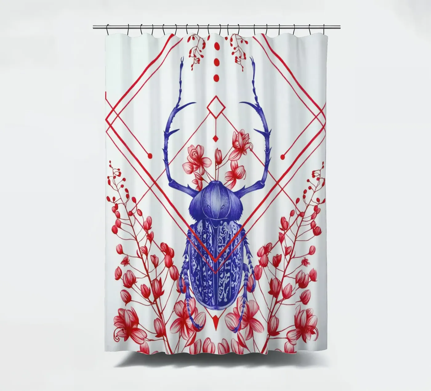 Evolution 2 Duschvorhang von The White Deer