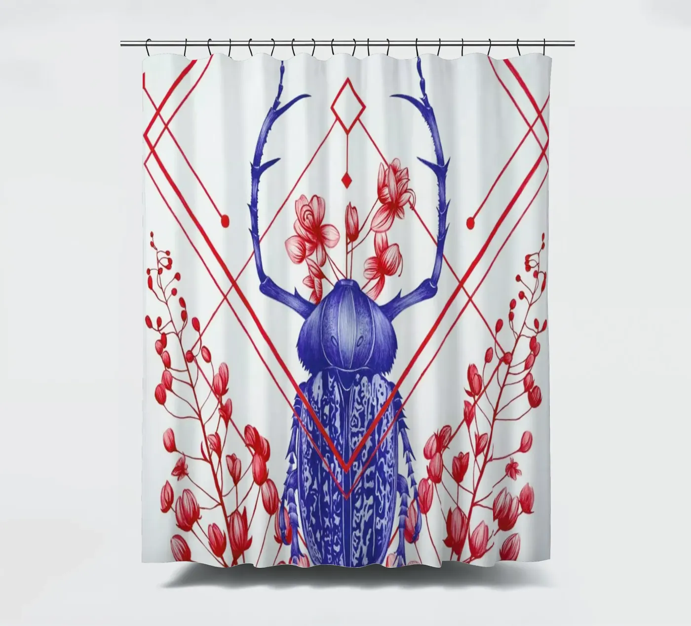 Evolution 2 Duschvorhang von The White Deer