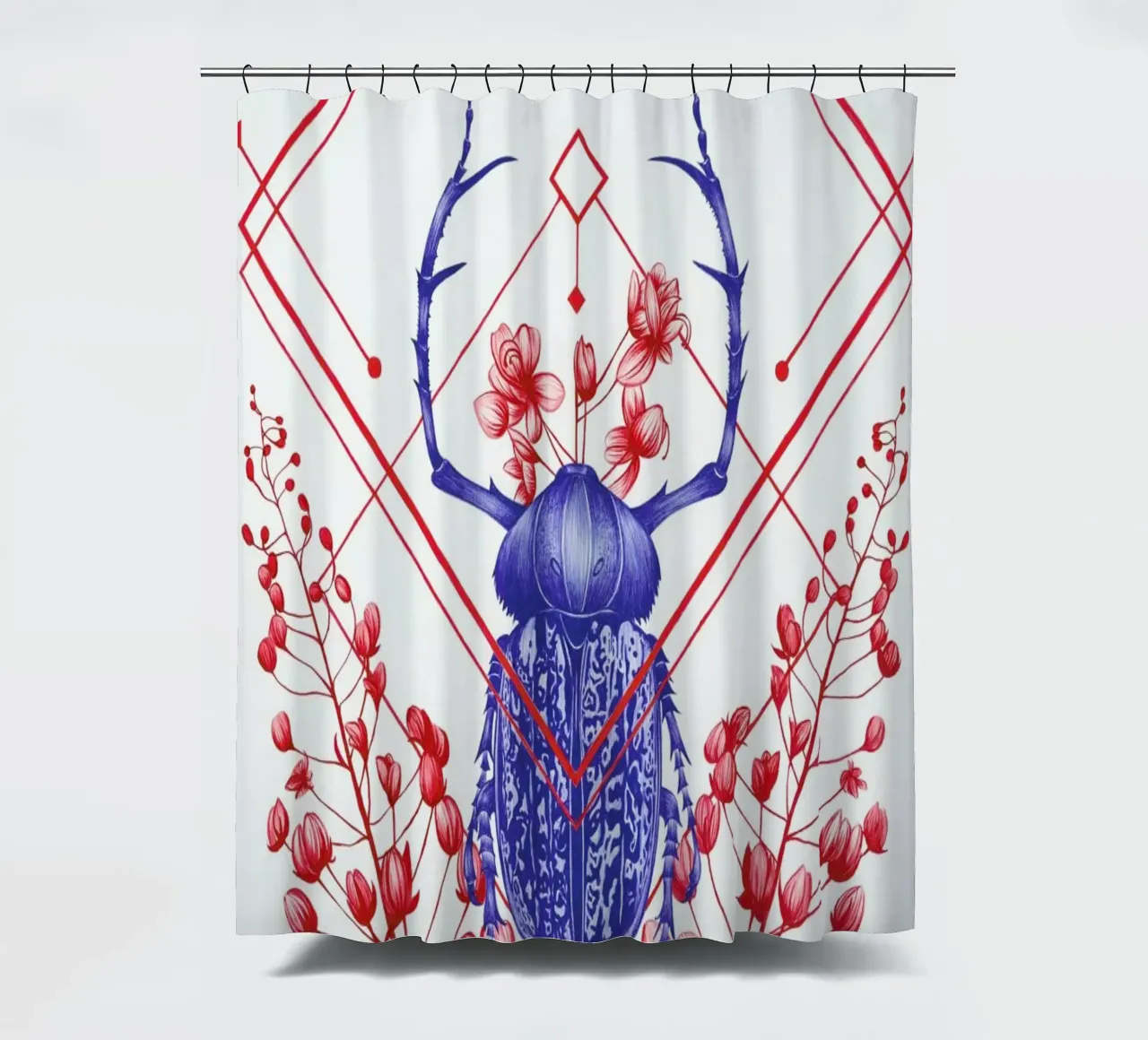 Evolution 2 Duschvorhang von The White Deer