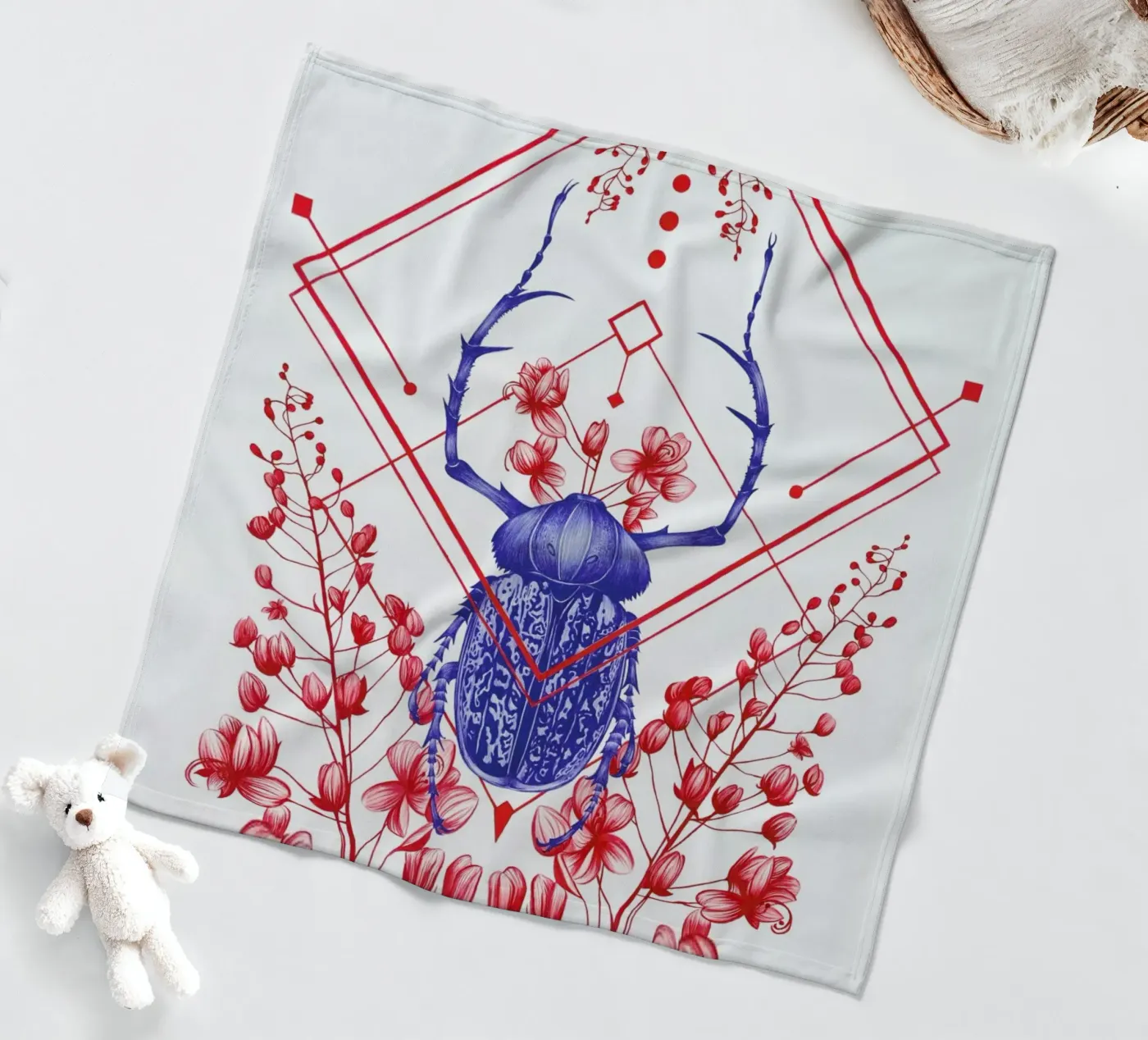 Evolution 2 fleecedeken van The White Deer