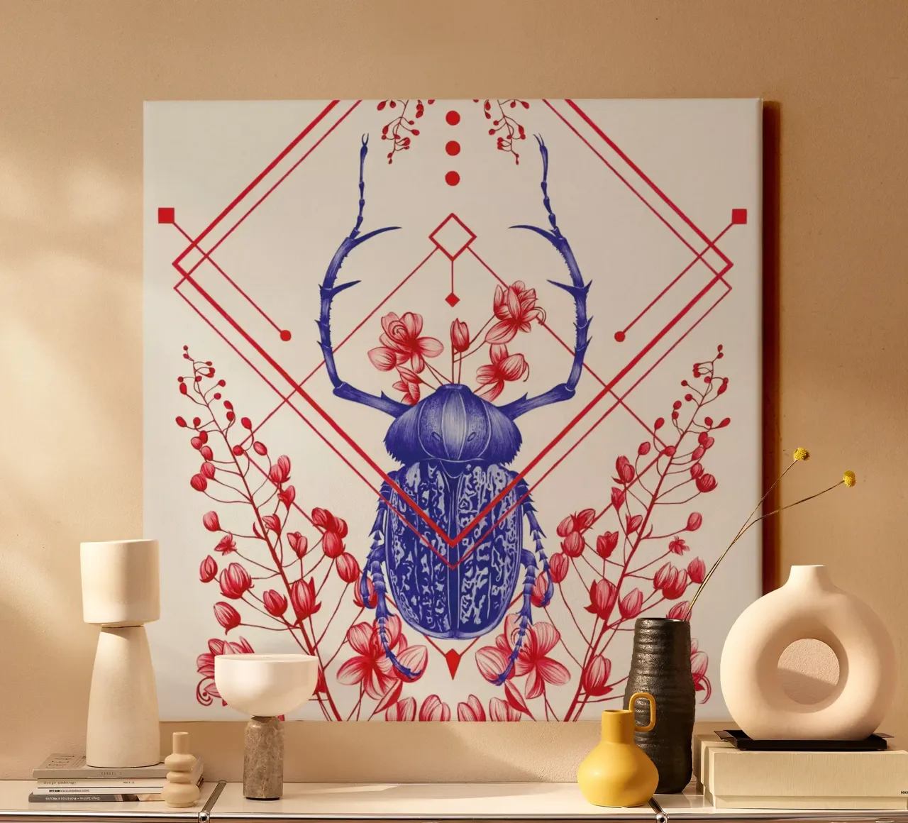 Evolution 2 tela con Cornice a cassetta da The White Deer