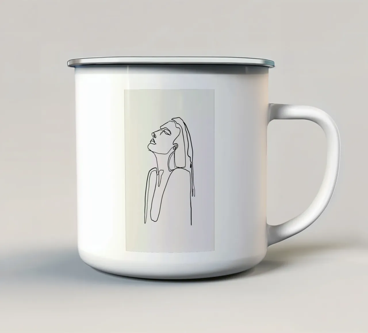 Femme III tazza in smalto da Pure