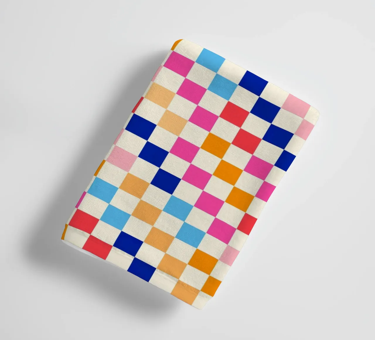 Cheers Around the World • Retro Typographic Art with Checks towel by Dominique Vari Words