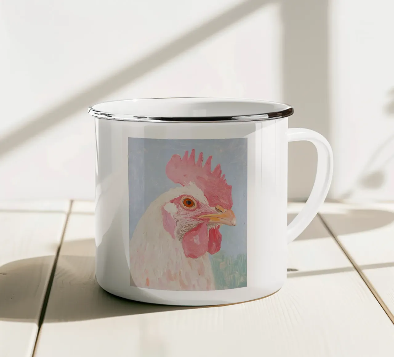 The Hen tazza in smalto da Gypsy Galleria