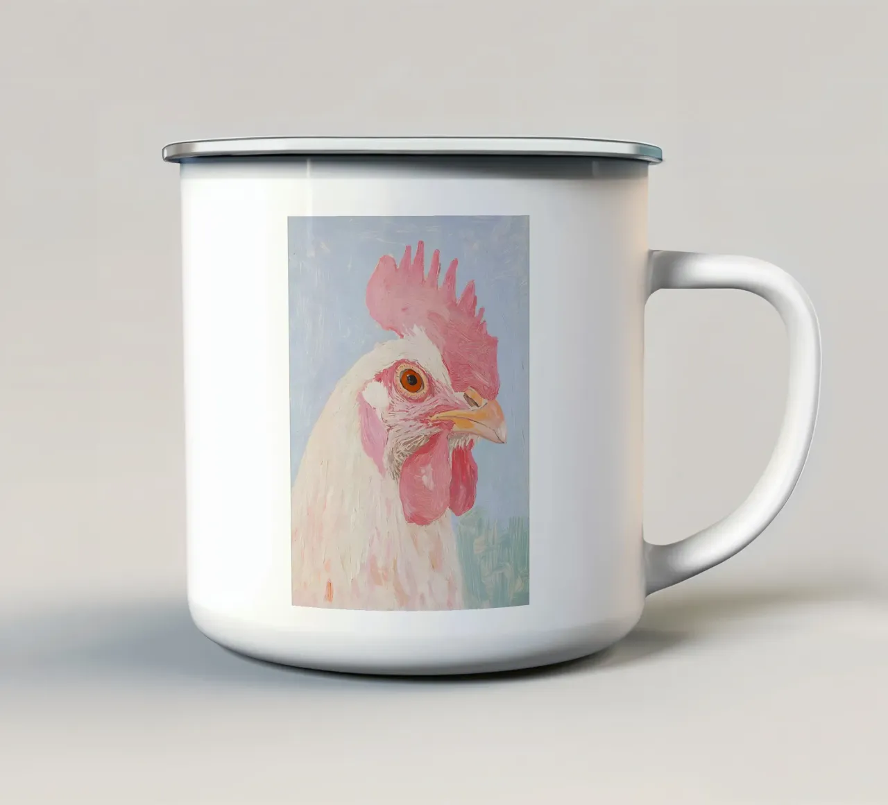 The Hen tazza in smalto da Gypsy Galleria