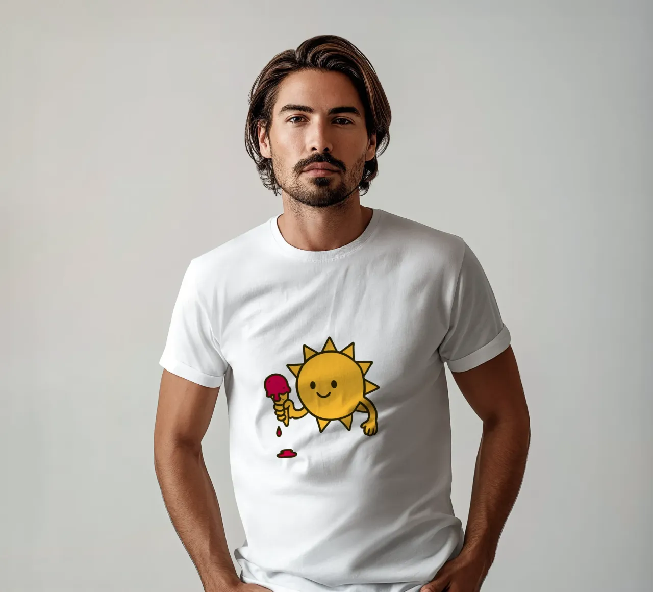 Sun and ice cream t-shirt da edsonramosart